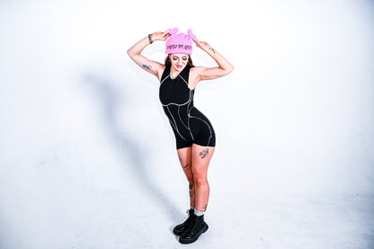 Pink heart-eared Balaclava