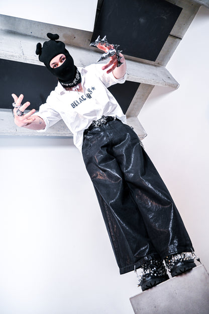 Black Heart-eared Balaclava